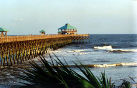 12-FOLLY BEACH PIER & PALMS